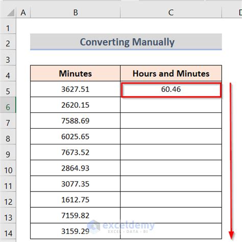 Excel Time Conversion Example 10