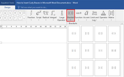 Excel Tips for Curly Braces