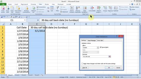 Validation Rules in Excel