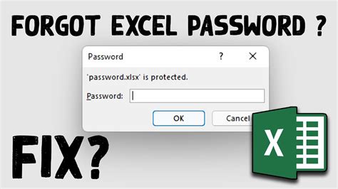 Excel Workbook Protection Forgot Password