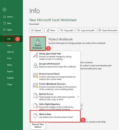 Excel Workbook Protection Image 6