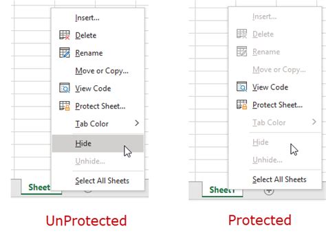 Excel Workbook Protection VBA