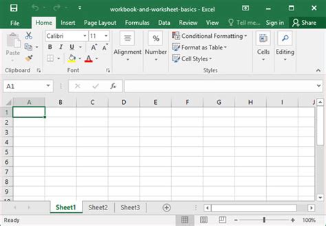 Excel Workbook