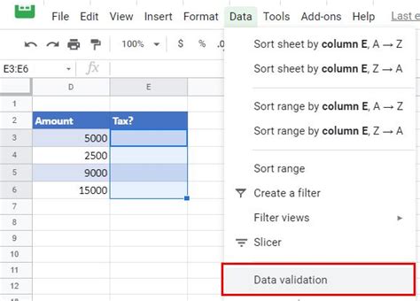 Excel Yes No Drop Down Menu Example 10