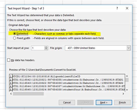 Converting Excel to Pipe Delimited File