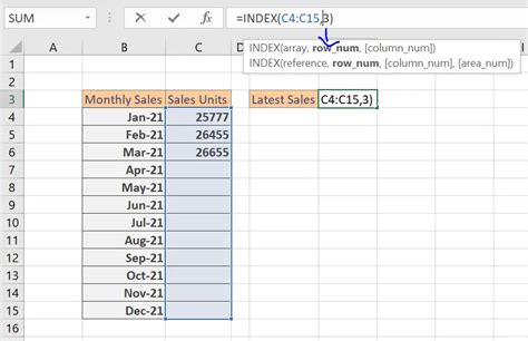 Excel Column Last Value