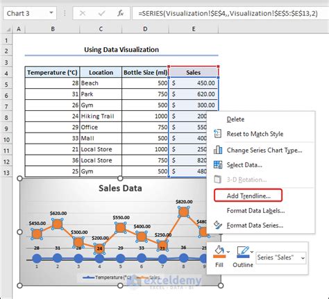 Excel data mining example