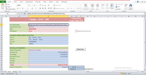 Excel Document