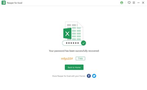 Excel password recovery methods