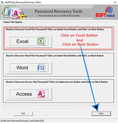 Excel password recovery tools