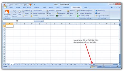 Creating charts from tabs in Excel