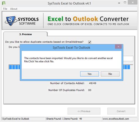 Excel to Outlook Converter