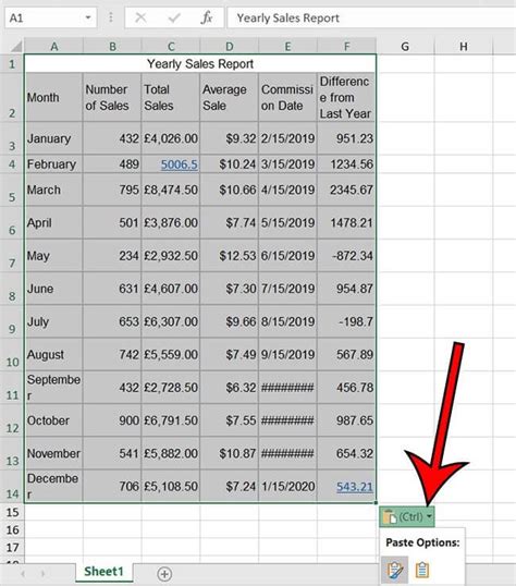 Excel to Word Conversion