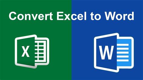 Excel to Word Conversion Simple