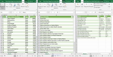 Excel Workbook