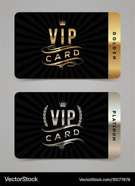 Exclusive VIP Card Templates