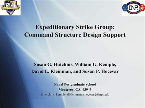 Expeditionary Strike Group Command Structure