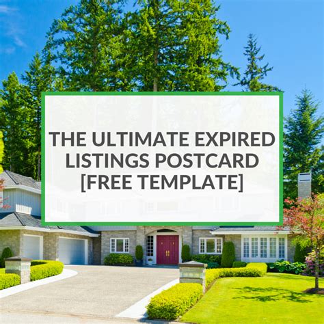 Expired Listing Postcard Template 7