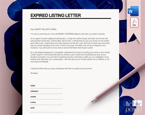 Expired Listings Letter Templates Image 2