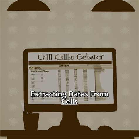 Extracting Dates from Cells using Formulas