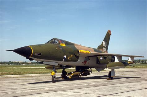 F-105 Thunderchief on display in a museum