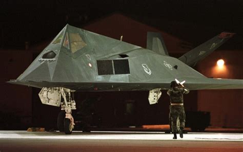 F-117 Nighthawk afterburner nozzle