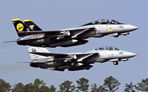 F-14 Tomcats in formation