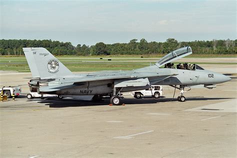 F-14 Tomcat on the flight deck