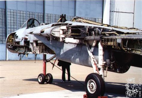 F-14 Tomcat undergoing maintenance