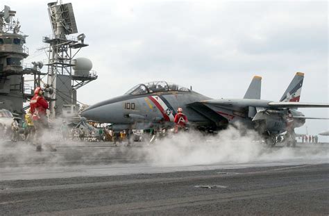 F-14 Tomcat on deck