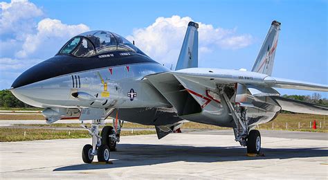 F-14 Tomcat performing at an airshow