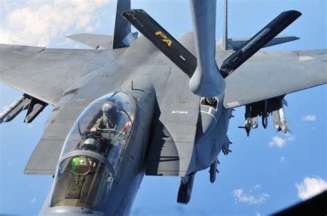 F-15 Eagle aerial refueling