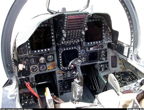 F-15 Fighter Jet cockpit