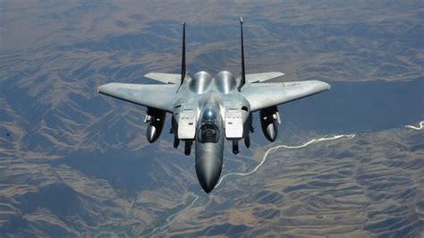 F-15N Sea Eagle on the flight deck of an aircraft carrier