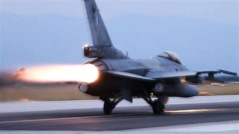 F-16 with afterburner