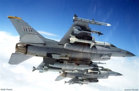 F-16 Viper with weapons load