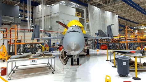 F-18 Hornet assembly line