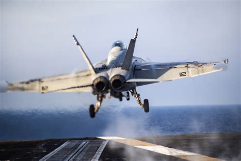 F-18 Taking Off from an Aircraft Carrier