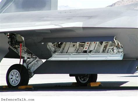 F-22 Raptor's internal storage compartments