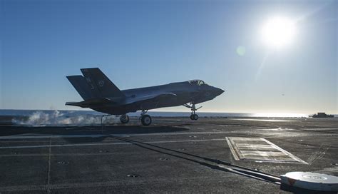 F-35C Landing on Aircraft Carrier