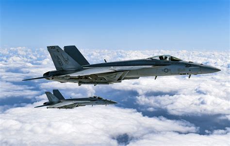 F/A-18 Hornet in flight