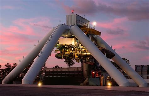 F135 engine on test stand