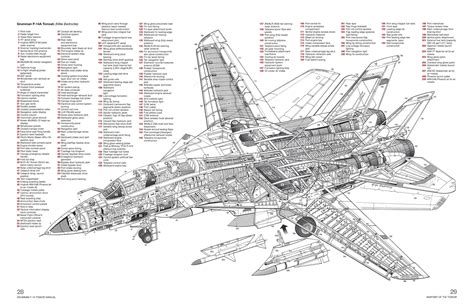 F-14 Tomcat exploded view