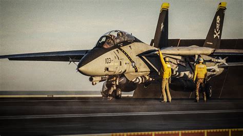 F-14 Tomcat on Carrier