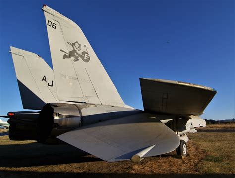 F-14 Tomcat tail section