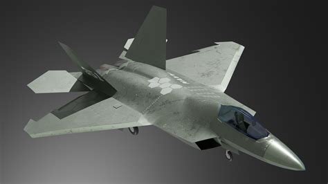 F-22 3D Model Image 2