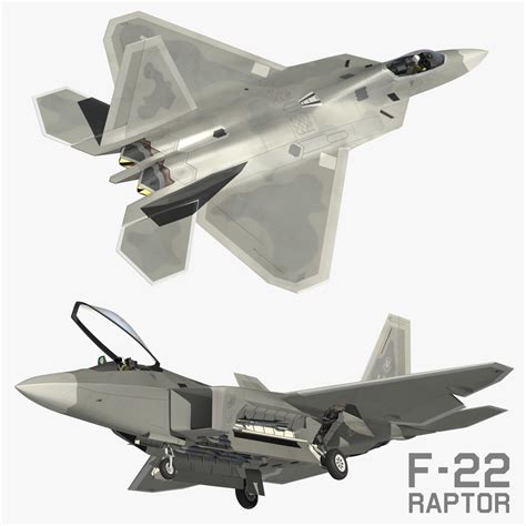 F-22 3D Model Image 6