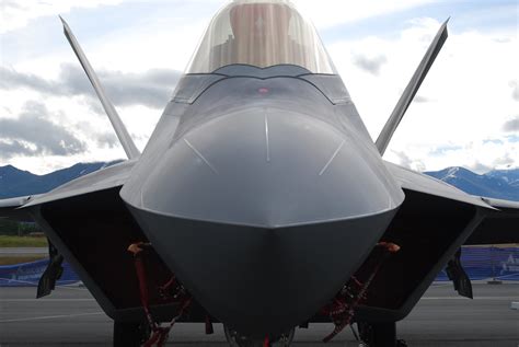 Close-up of F-22 Raptor