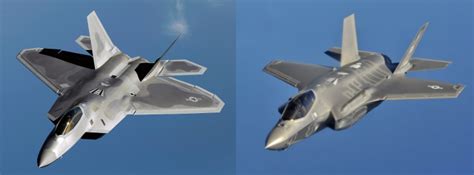 F-22 Raptor vs F-35 Lightning II