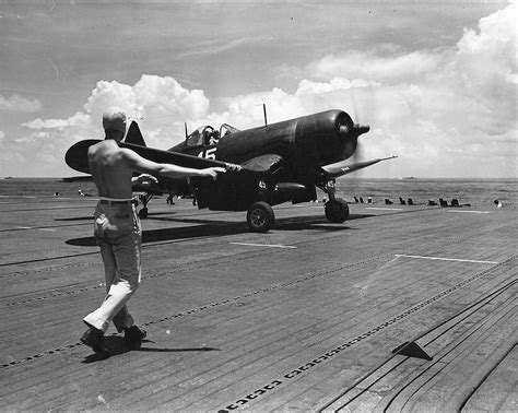 F4U Corsair on USS Yorktown